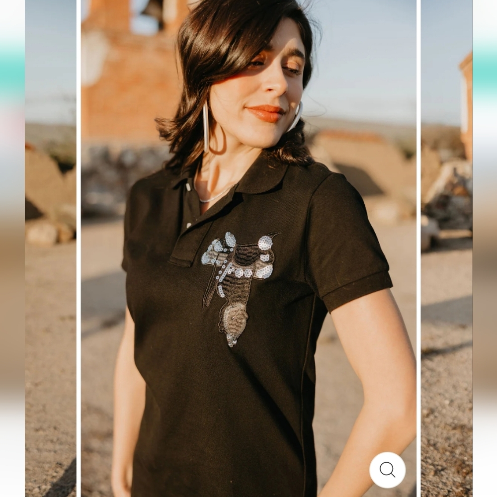 Rodeo Quincy Camarillo Saddle Polo Dress